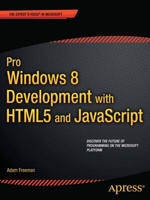 cover image of Pro Windows 8 Development with HTML5 and JavaScript